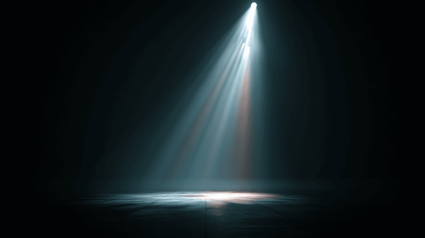 Light ray in shadows